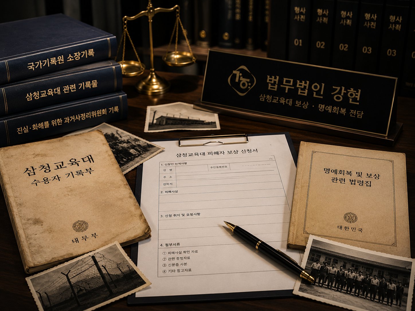 삼청교육대보상 기록과 신청자료 검토